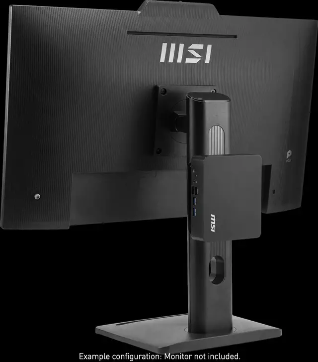 Alt view image 7 of 12 - MSI Cubi NUC TWG S-010BUS Black Barebone PC