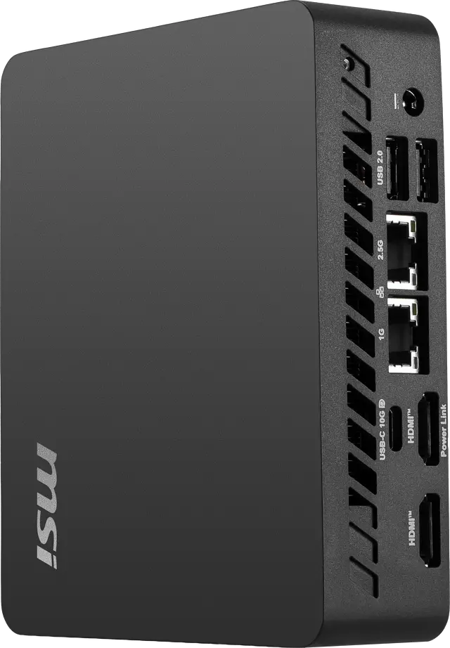 Alt view image 12 of 12 - MSI Cubi NUC TWG S-010BUS Black Barebone PC
