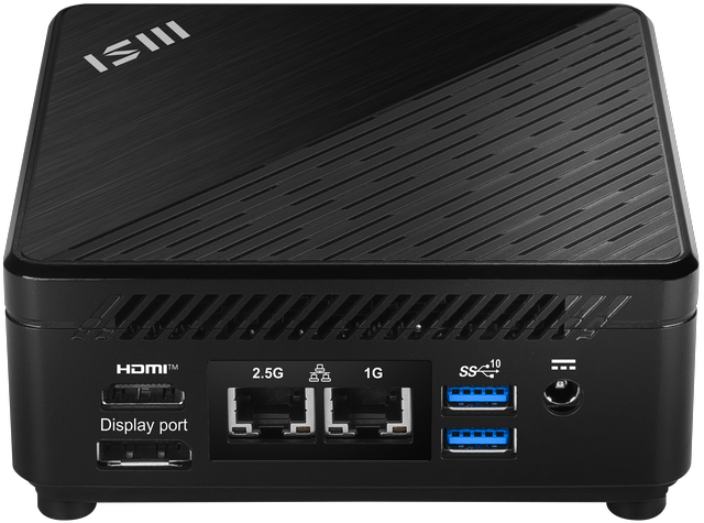 Alt view image 5 of 11 - MSI Cubi 5 1MA-493BUS Black Mini Barebone with intel COre 7 150 CPU, support 2XSO DIMM DDR4 3200 Memory, Thunderbolt 4,Dual LAN,Triple Display support