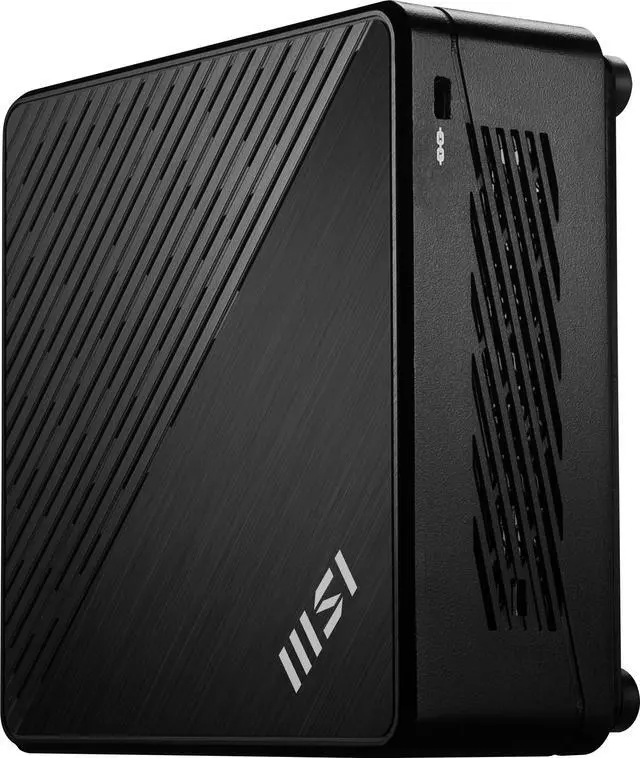 Alt view image 2 of 11 - MSI Cubi 5 1MA-494BUS Black Mini Barebone with Intel Core 5 120 CPU, support 2 SO DIMM DDR4 3200 Memory, Thunderbolt 4,Dual LAN,Triple Display support