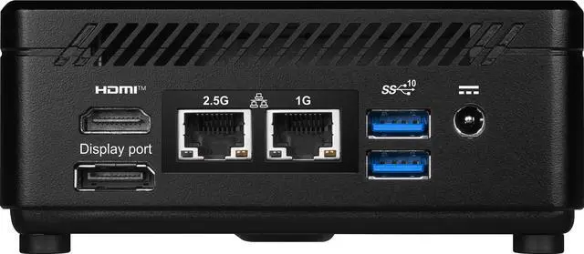 Alt view image 6 of 11 - MSI Cubi 5 1MA-494BUS Black Mini Barebone with Intel Core 5 120 CPU, support 2 SO DIMM DDR4 3200 Memory, Thunderbolt 4,Dual LAN,Triple Display support