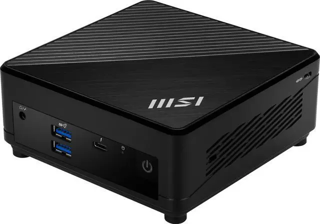 Main image of MSI Cubi 5 1MA-495BUS Black Mini Barebone with Intel Core 3 100U,support 2 SO DIMM DDR4 3200 Memory, Thunderbolt 4,Dual LAN,Triple Display support
