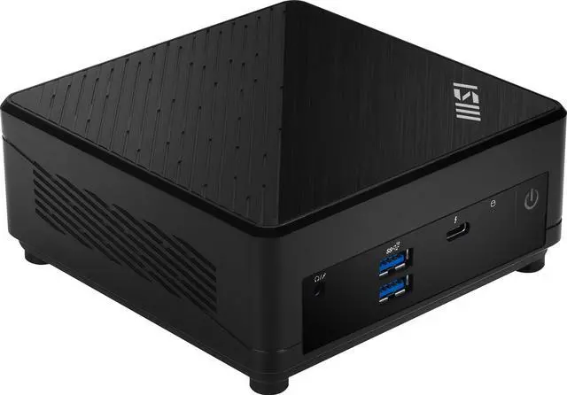 Alt view image 4 of 11 - MSI Cubi 5 1MA-495BUS Black Mini Barebone with Intel Core 3 100U,support 2 SO DIMM DDR4 3200 Memory, Thunderbolt 4,Dual LAN,Triple Display support