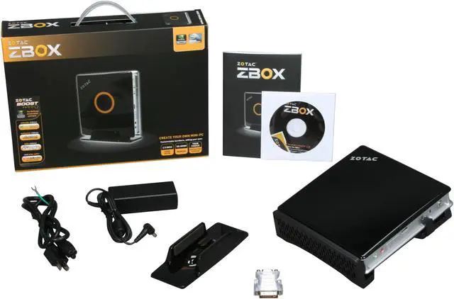 Alt view image 4 of 4 - Zotac ZBOX HD-ND02-U Atom 330 NVIDIA ION 2 x 204Pin NVIDIA ION graphics processor Mini / Booksize Barebone System