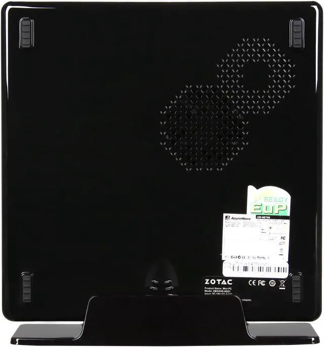 Alt view image 5 of 7 - Zotac ZBOX ZBOXHD-NS21-U Intel CULV 743 NVIDIA ION graphics processor 2 x 204Pin Black / Silver Mini / Booksize Barebone System