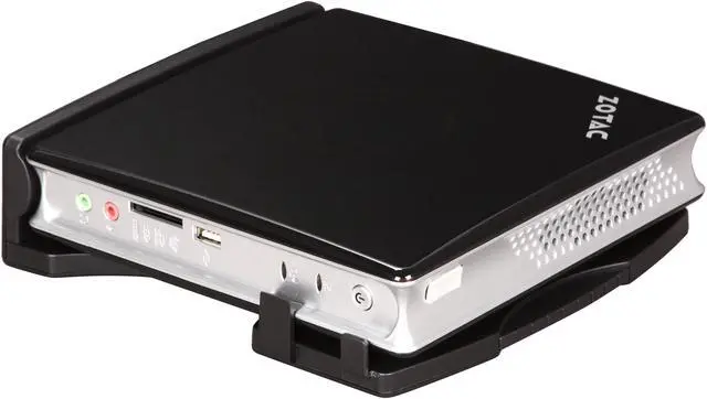 Alt view image 6 of 7 - Zotac ZBOX ZBOXHD-NS21-U Intel CULV 743 NVIDIA ION graphics processor 2 x 204Pin Black / Silver Mini / Booksize Barebone System