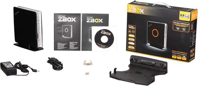 Alt view image 7 of 7 - Zotac ZBOX ZBOXHD-NS21-U Intel CULV 743 NVIDIA ION graphics processor 2 x 204Pin Black / Silver Mini / Booksize Barebone System