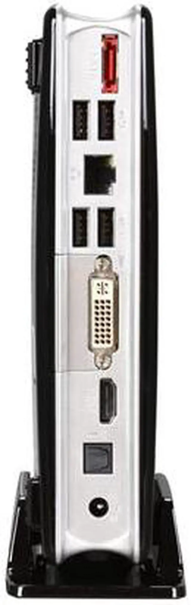 Alt view image 4 of 5 - Zotac ZBOX ZBOXHD-ND22-U Intel dual core CULV SU2300 NVIDIA ION graphics processor 2 x 204Pin Black / Silver Mini / Booksize Barebone System