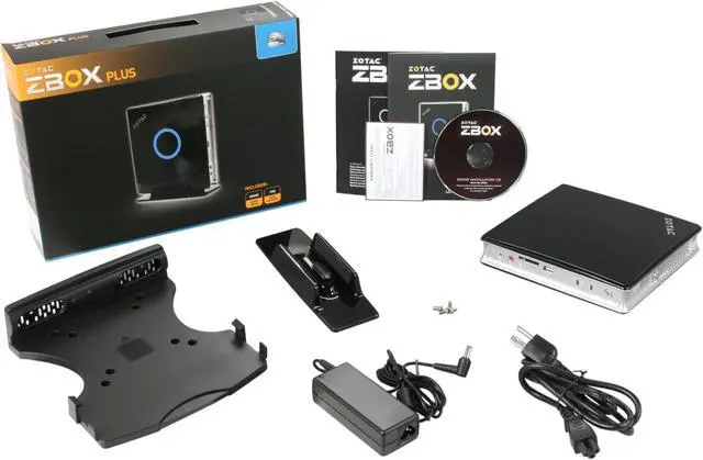 Alt view image 6 of 6 - Zotac ZBOX-ID12-P Intel Atom D525,2GB RAM,250G HDD,Intel GMA3150 Graphics, Mini PC