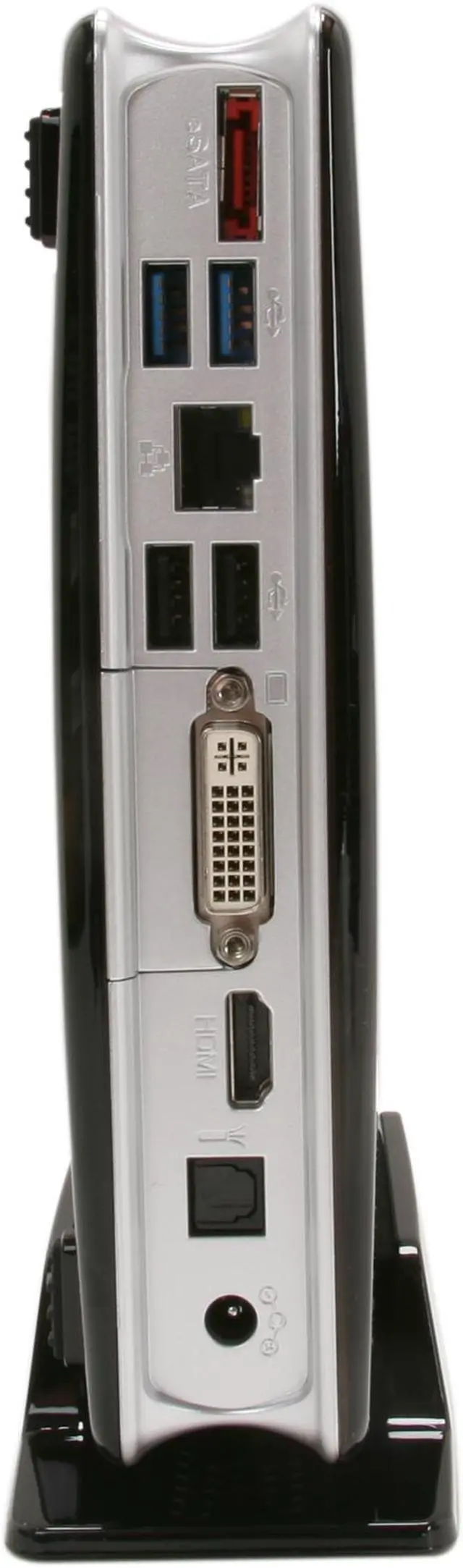 Alt view image 4 of 5 - Zotac ZBOX-AD02-U AMD E-350 APU AMD Hudson M1 2 x 204Pin AMD Radeon HD 6310 Black Mini / Booksize Barebone System