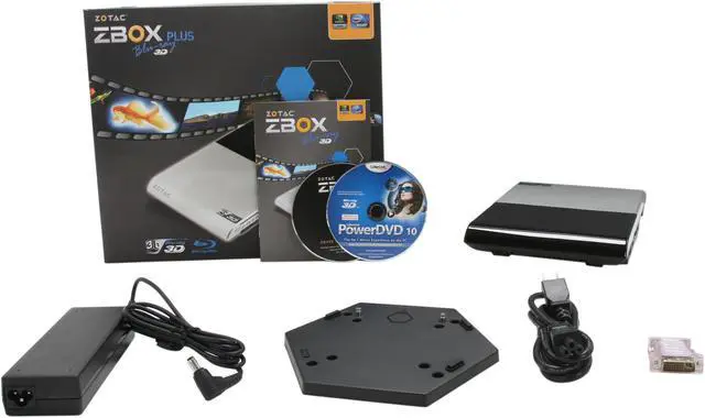 Alt view image 6 of 6 - Zotac ZBOX-ID36BR3D-PLUS Intel Atom D525 CPU 1.8 GHz Dual-Core Next-generation NVIDIA ION w/2GB RAM, 250G HDD Blu-ray All-in-One Mini-PC