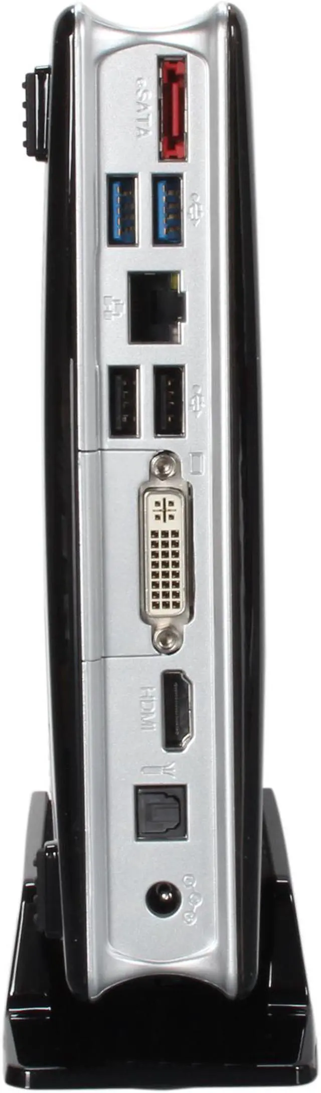Alt view image 4 of 7 - Zotac ZBOX-ID41-PLUS-U Intel NM10 Black Mini / Booksize Barebone System
