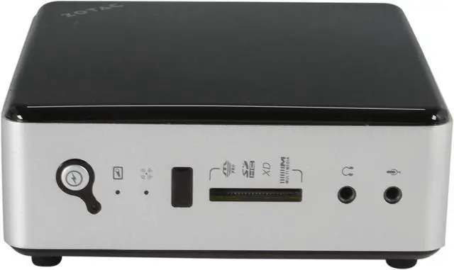 Alt view image 2 of 5 - Zotac ZBOXNANO-VD01-U VIA VX900H Black / White Mini / Booksize Barebone System