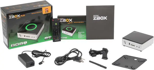 Alt view image 5 of 5 - Zotac ZBOXNANO-AD10-PLUS-U AMD A50M (Hudson M1) Mini / Booksize Barebone System - OEM