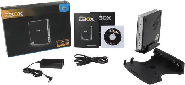 Alt view image 5 of 5 - Zotac ZBOXSD-ID13-U Intel NM10 Black Mini / Booksize Barebone System