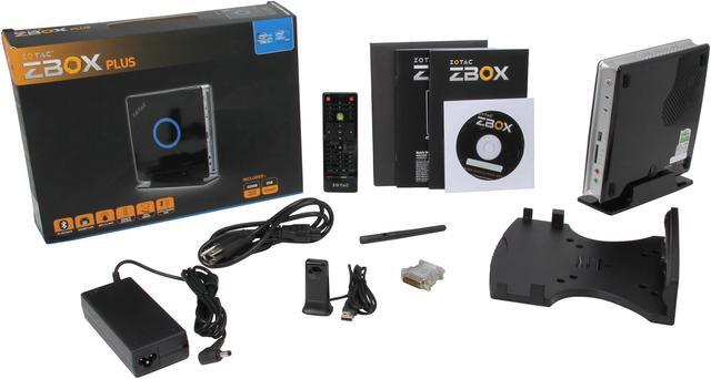 Alt view image 5 of 5 - Zotac ZBOX-ID82-PLUS-U Intel HM65 Black Mini / Booksize Barebone System