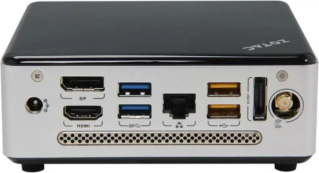 Alt view image 4 of 6 - Zotac ZBOXNANO-AD12-P AMD E2-1800,2GB RAM,320G HDD,AMD HD7340 graphics integrated by CPU,Mini PC