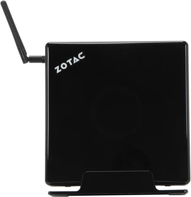 Alt view image 3 of 7 - Zotac  ZBOX-ID84-PLUS-U  Intel NM10  2GB DDR3 1066 320GB HDD NVIDIA GeForce GT520M GPU (512MB) Black  Mini / Booksize Barebone System