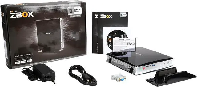 Alt view image 6 of 6 - Zotac Zbox-BI319-U Mini / Booksize Barebone System