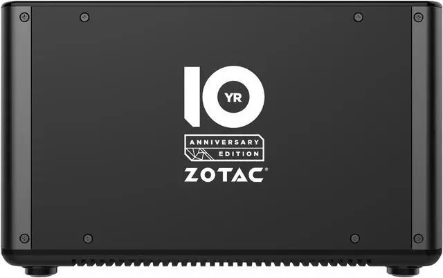 Alt view image 6 of 10 - ZOTAC ZBOX MAGNUS EN1080 10 Year Anniversary Edition Gaming Mini PC, ZBOX-EN1080-U, Intel Core i7-6700 Quad-Core CPU NVIDIA GeForce GTX 1080 Graphics VR Ready Liquid Cooling Compact 4K Quad Display Barebones No Memory/Storage/OS