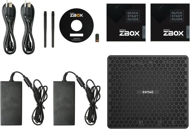 Alt view image 9 of 10 - ZOTAC ZBOX MAGNUS EN1080 10 Year Anniversary Edition Gaming Mini PC, ZBOX-EN1080-U, Intel Core i7-6700 Quad-Core CPU NVIDIA GeForce GTX 1080 Graphics VR Ready Liquid Cooling Compact 4K Quad Display Barebones No Memory/Storage/OS