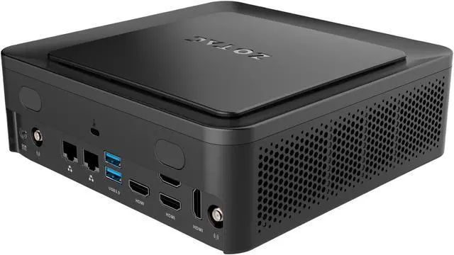 Alt view image 2 of 11 - Zotac ZBOX Q Series ZBOX-QK5P1000-U Black Mini / Booksize Barebone System