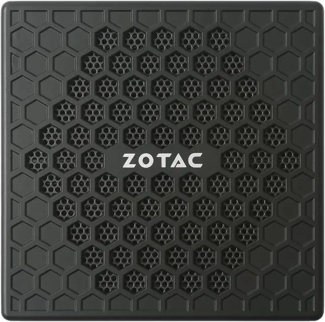 Alt view image 2 of 9 - ZOTAC ZBOX C Series CI325 Nano Passive Cooled Silent Mini PC Intel N3160 Quad-core Intel HD Graphics HDMI VGA DisplayPort No Memory/Storage/OS Barebones System - ZBOX-CI325NANO-U
