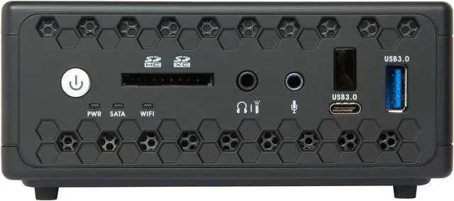 Alt view image 4 of 9 - ZOTAC ZBOX C Series CI325 Nano Passive Cooled Silent Mini PC Intel N3160 Quad-core Intel HD Graphics HDMI VGA DisplayPort No Memory/Storage/OS Barebones System - ZBOX-CI325NANO-U