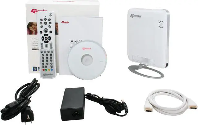 Alt view image 5 of 5 - Giada N20-W2231 NVIDIA ION GT218 512M 2GB RAM 320G HD WiFi IR Remote Nettop PC