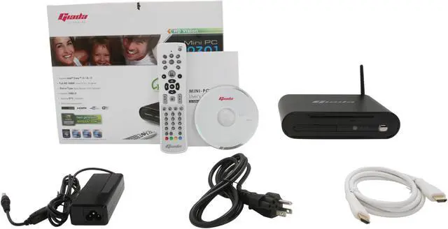 Alt view image 5 of 5 - Giada Cube D2301-B5541-BD Intel Core i5-430UM CPU Intel HM55 Next-generation NVIDIA ION graphics w/ Blu-Ray ROM, 2GB RAM, 500G HD Nettop PC