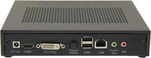 Alt view image 4 of 5 - OEM Production ION2-10B0 Intel NM10 Black Mini / Booksize Barebone System - OEM