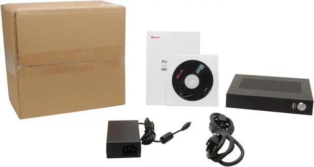 Alt view image 5 of 5 - OEM Production ION2-10B0 Intel NM10 Black Mini / Booksize Barebone System - OEM