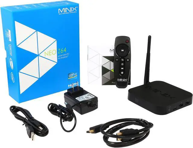 Alt view image 7 of 7 - MINIX NEO-Z64A Black Mini PC for Android