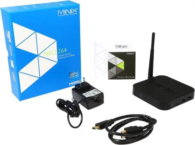 Alt view image 6 of 6 - MINIX NEO-Z64W Black Mini PC Windows 8.1 Edition