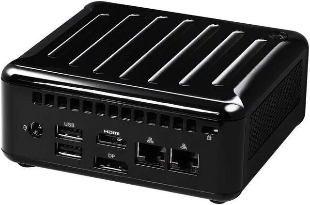 Alt view image 2 of 4 - ASRock Industrial 4x4 BOX-7735U Black Fanned Embedded BOX PC