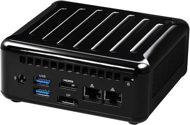 Alt view image 4 of 4 - ASRock Industrial NUC BOX-1340P/D5 Plastic with sheet metal Black Barebone Systems - Mini-PC