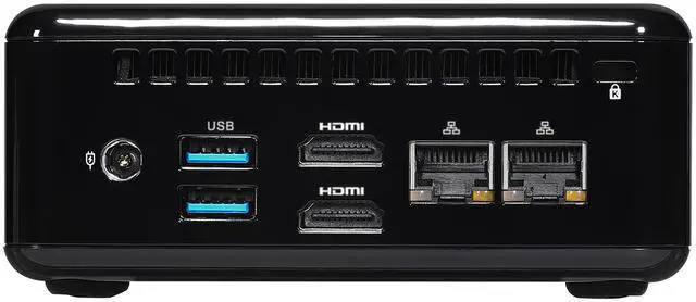 Alt view image 2 of 4 - ASRock NUC BOX-N97 SoC Plastic with sheet metal Black Fanned Embedded BOX PC