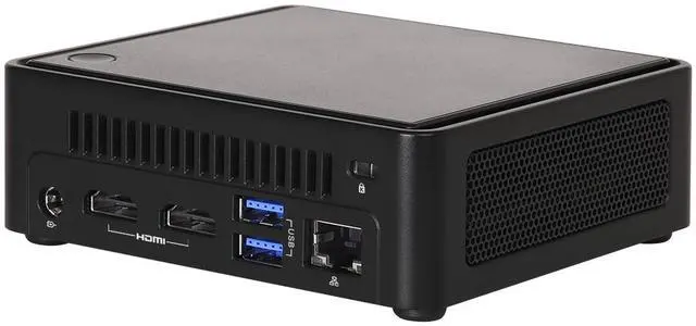 Alt view image 4 of 4 - ASRock Industrial NUCS BOX-155H Slim Type Fanned Barebone