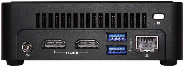 Alt view image 2 of 4 - ASRock Industrial NUCS BOX-225H Black Mini-PC Barebone