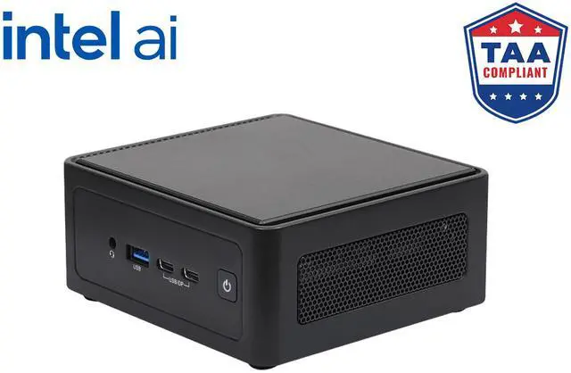 ASRock Industrial NUC BOX-325 AI Mini PC, Intel Core Ultra