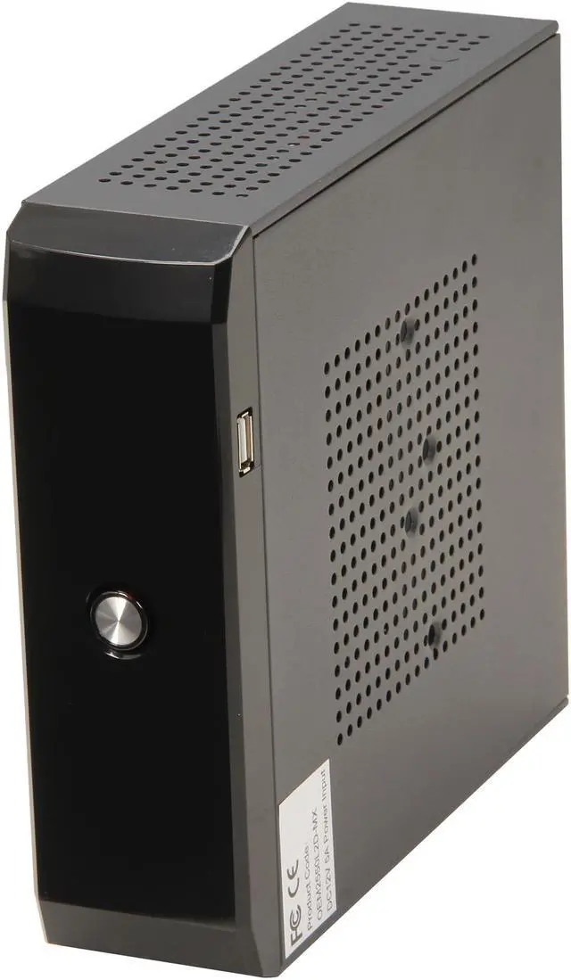 Main image of OEM Production 2550L2D-MxPC Intel NM10 Black Mini / Booksize Barebone System - OEM