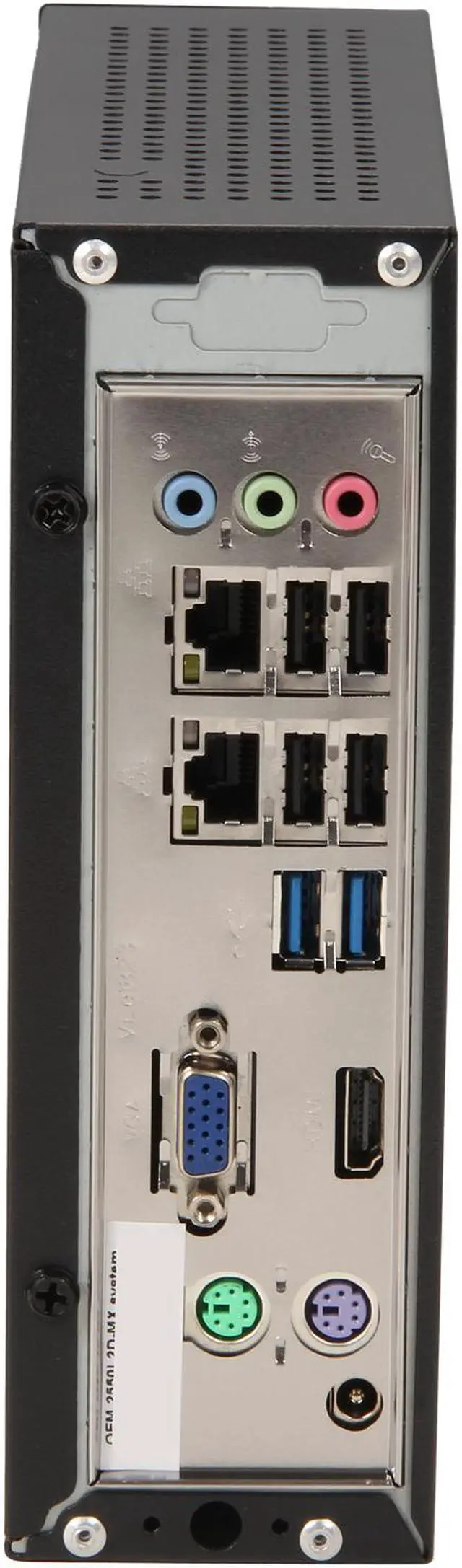 Alt view image 5 of 8 - OEM Production 2550L2D-MxPC Intel NM10 Black Mini / Booksize Barebone System - OEM