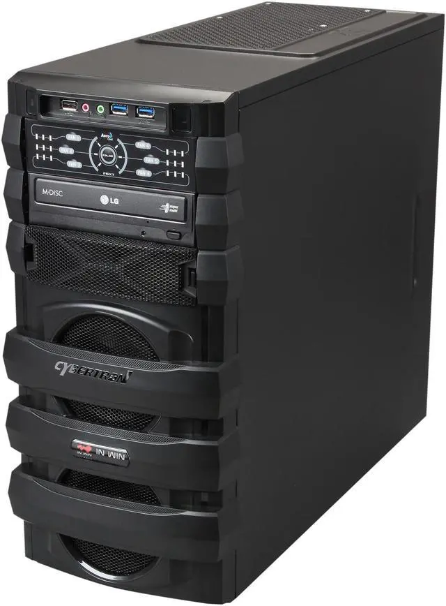 Alt view image 3 of 9 - CybertronPC 5150 Escape TBB1244C AMD Socket AM3+ 1 x HDMI Barebone