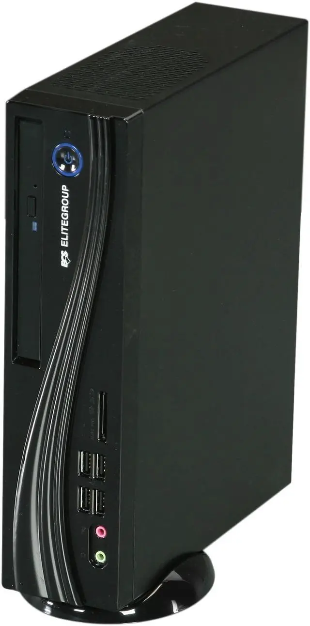 Main image of ECS MS200 Intel Socket LGA1156 Intel H55 Black Mini / Booksize Barebone System