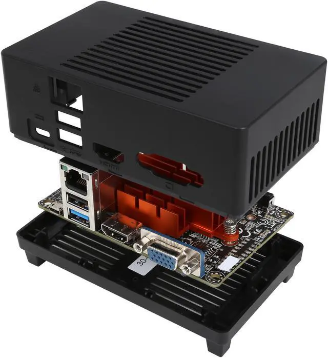 Alt view image 6 of 11 - ECS Liva 4GB/64GB Mini / Booksize Barebone System