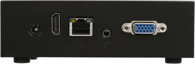 Alt view image 4 of 6 - ECS LIVA X 2GB/0GB Mini / Booksize Barebone System