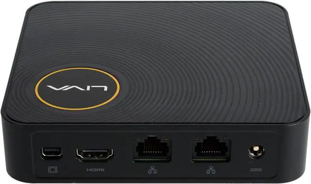 Alt view image 5 of 8 - ECS LIVA Z Mini PC Intel N4200 Fanless Dual LAN 4K UHD Display 4GB DDR3L RAM 32GB eMMC