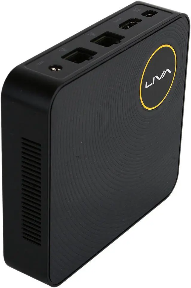 Alt view image 6 of 8 - ECS LIVA Z Mini PC Intel N4200 Fanless Dual LAN 4K UHD Display 4GB DDR3L RAM 32GB eMMC