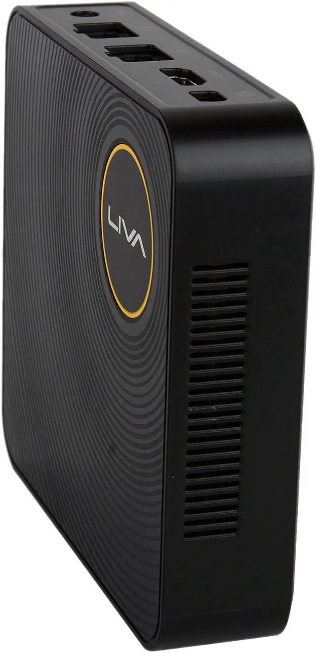 Alt view image 7 of 8 - ECS LIVA Z Mini PC Intel N4200 Fanless Dual LAN 4K UHD Display 4GB DDR3L RAM 32GB eMMC