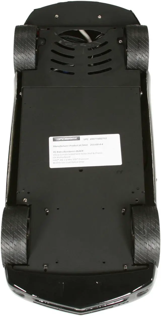 Alt view image 7 of 8 - PC Rides Chevy Camaro NVIDIA ION Black Mini / Booksize Barebone System